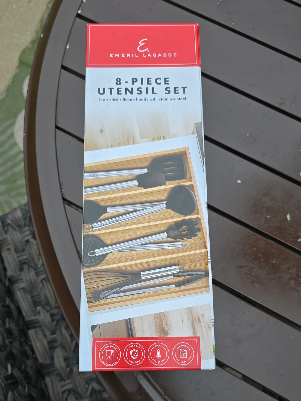 8-Piece Silicone Utensil Set - Black